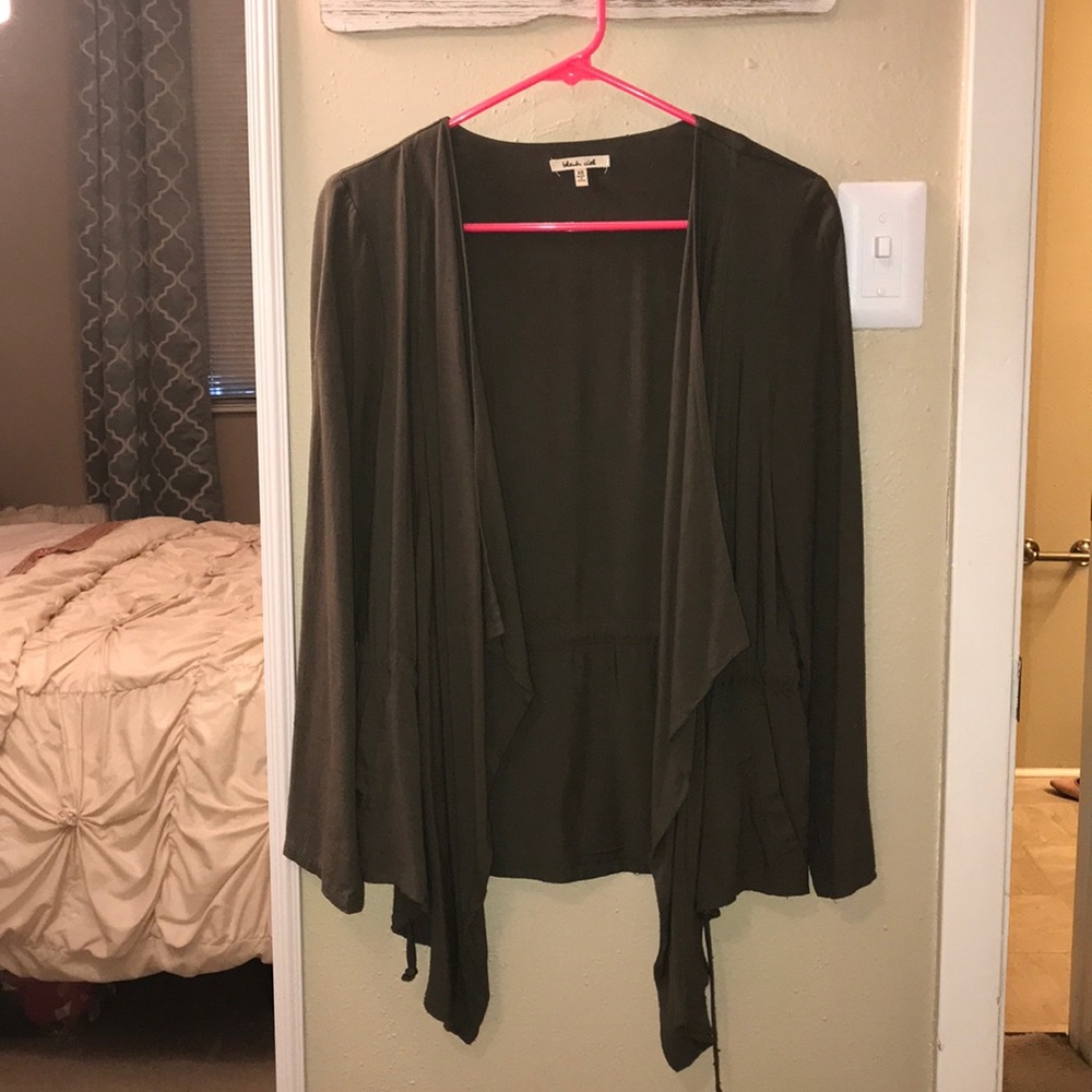 Army Green Cardigan